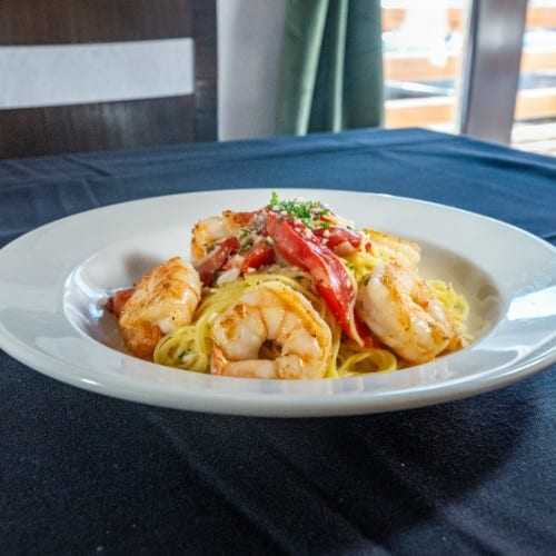 Scampi Spumante.