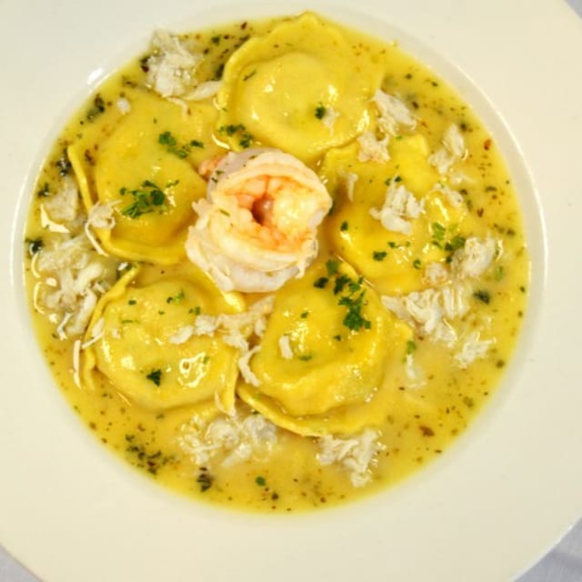 Seafood Ravioli.